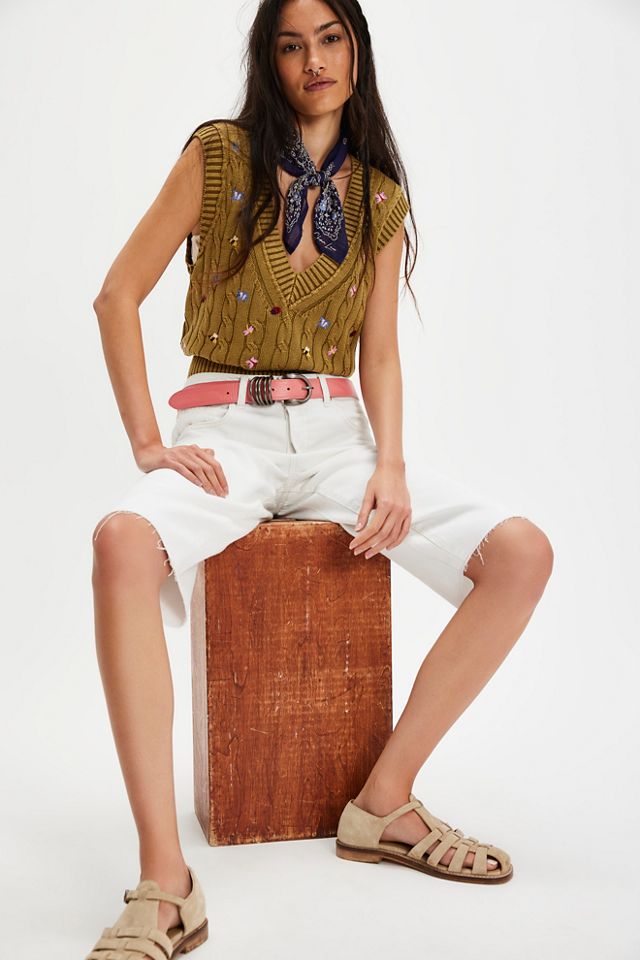 Plumeria Floral Vest #2