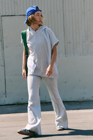 No Sweat Hoodie Set by FP Movement at Free People, Heather Grey, M