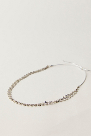 Missy Chain Headband At Free People In Silver