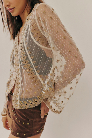 Chemise à sequins Declan