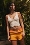 Sky Fauxchet Top