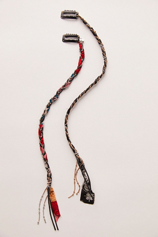 Mauvine Braid In Clip by Free People in Black