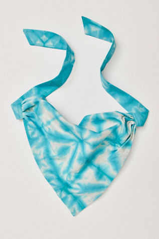 Anoki Hair Scarf by Curried Myrrh at Free People in Blue
