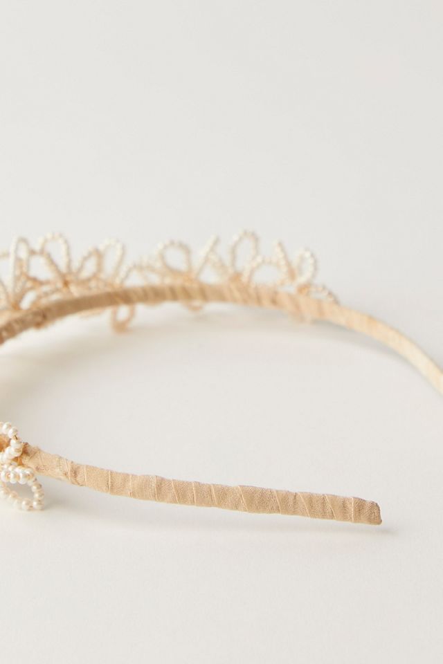 Zinnia Beaded Hard Headband #1