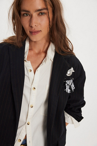 Broche d'Amitié par Free People en Noir Et Blanc, pour femme