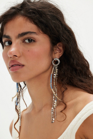 Boucles d'oreilles pendantes Sandy par Free People en Ivoire, pour femme