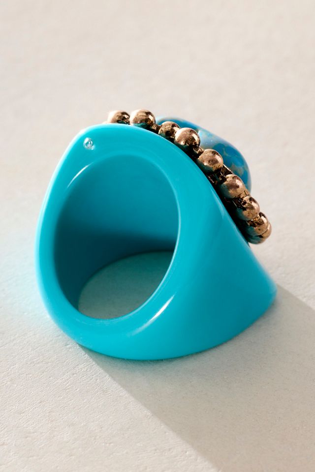 Studded Heart Ring #3