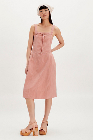 Robe Mi-Longue Kaiber par Free People en Rose Brumeux, pour femme