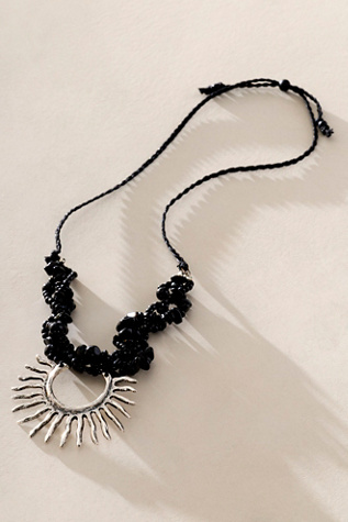 Southern Sun Necklace by Free People in Black