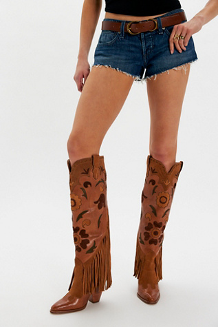Spell Sannah Fringe Boots at Free People in Tan, Size: EU 38