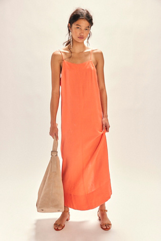Aspen Linen Maxi by free-est at Free People in Pink, Size: M