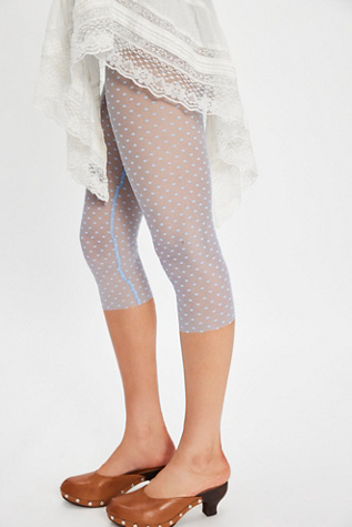 Only Hearts Cou Cou Lola Cropped Tights at Free People in Perri, Size: Medium