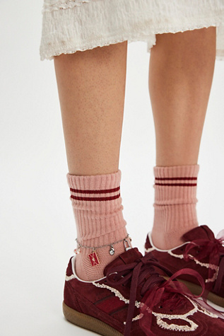 Le Bon Boyfriend Socks by Le Bon Shoppe at Free People in Pink
