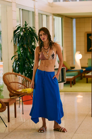 Pistaccio Skirt by free-est at Free People in Blue, Size: S