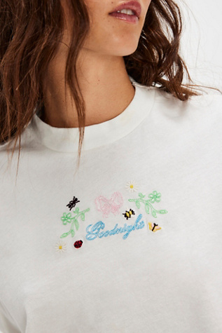 Lisa Says Gah! Charlie Boyfriend Tee at Free People in Ivry/Ivoir, Size: Small