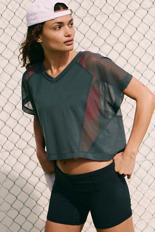 Freestyle Tee by FP Movement at Free People in Dark Shadow, Size: XL