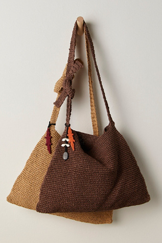 Coastal Crush Straw Tote