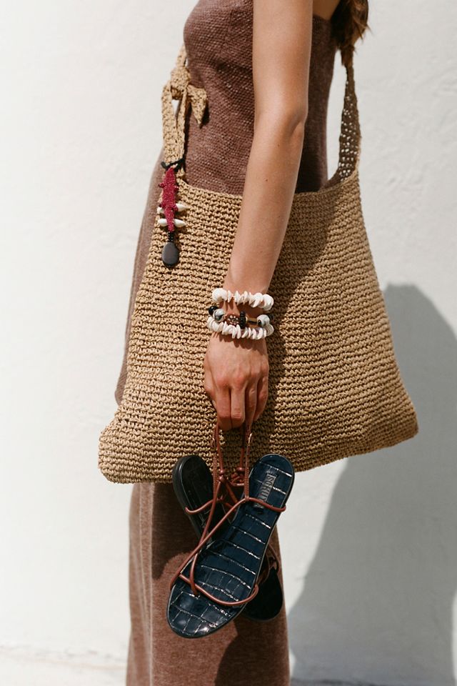 Coastal Crush Straw Tote #9