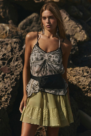 Avalon Leather Sling at Free People in Black Leather