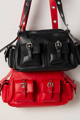 Buckle Shoulder Bag by FP Collection at Free People in Black