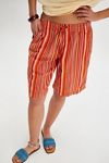 Saylor Poplin Stripe Shorts