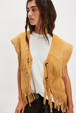 Spell Fearless Heart Suede Vest