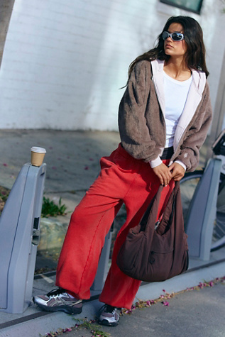 All Star Embroidered Joggers by Free People