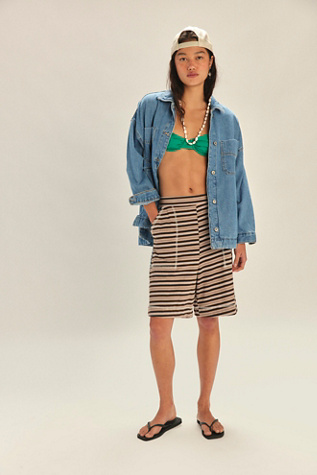 Dash Bermuda Shorts by free-est at Free People in Brown, Size: M