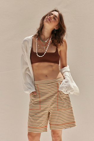 Dash Shorts by free-est at Free People in Tan, Size: M