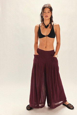 Dune Pant par free-est en Bordeaux, pour femme chez Free People