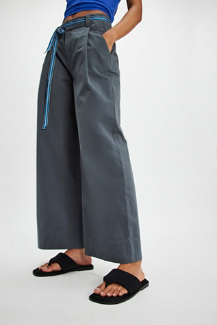 Seoul Thong Sandals by Intentionally Blank at Free People in Black, Size: US 8