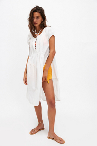 Haut Midi Fayre par Free People en Ivoire Clair, pour femme