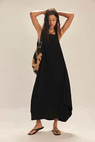 Erin Midi Dress by free-est at Free People in Black, Size: M