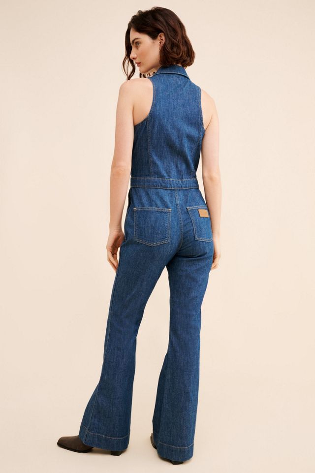 Wrangler Racer Back Denim Cat Suit #1