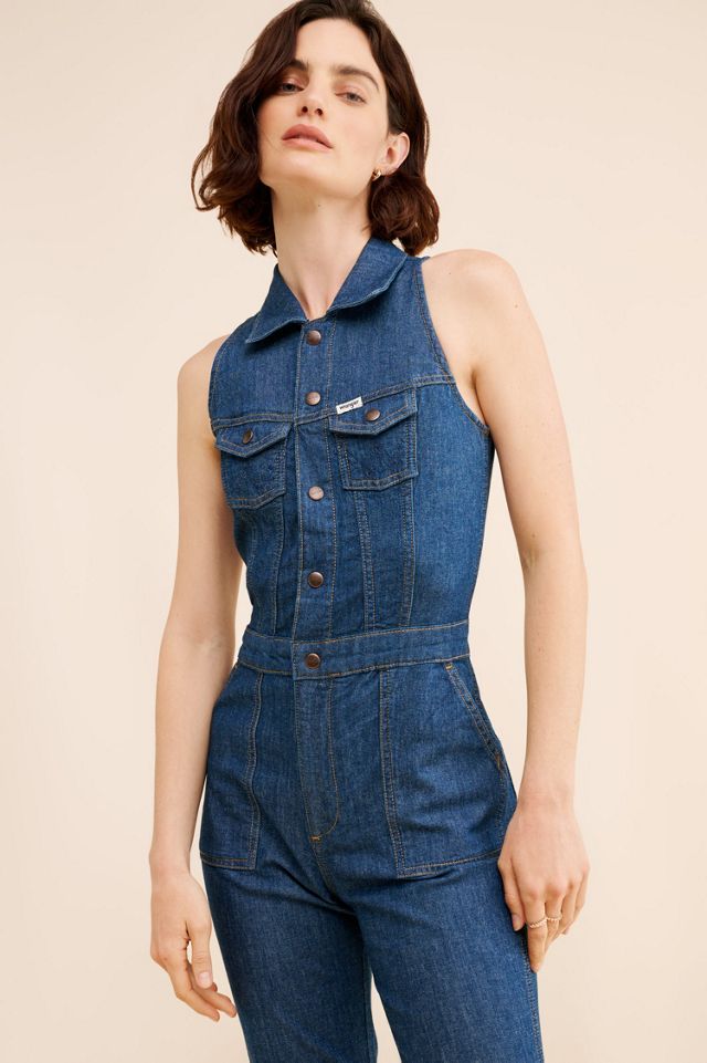 Wrangler Racer Back Denim Cat Suit #2