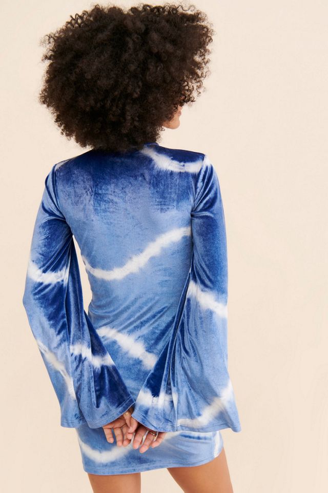 Norblack Norwhite Clementine Velvet Mini Dress #1