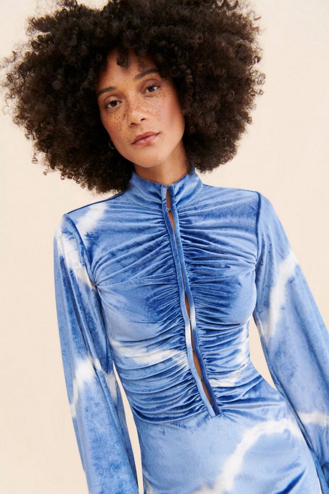 Norblack Norwhite Clementine Velvet Mini Dress #2