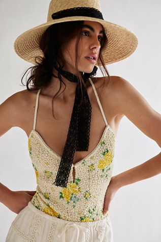 City Cool Sun Hat at Free People in Natural
