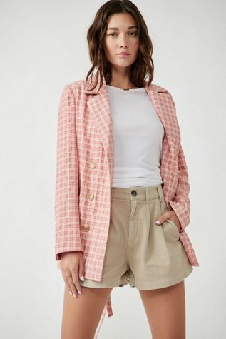 Olivia Plaid Blazer