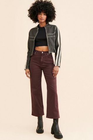 Rolla's Heidi High-Rise Wide Leg Jeans
