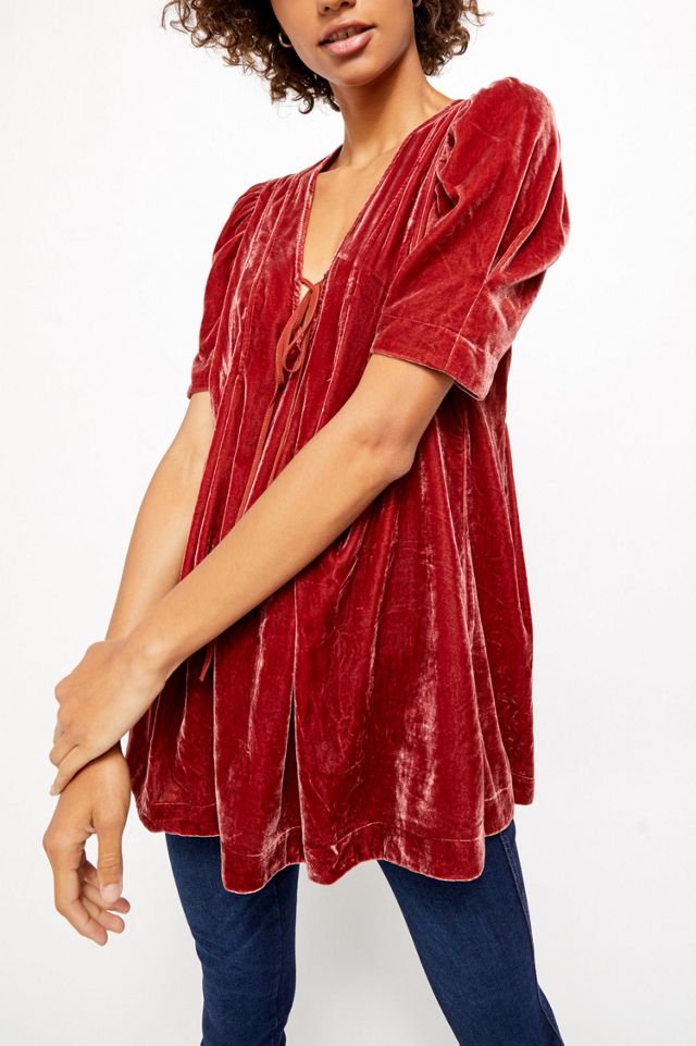 Adelle Velvet Tunic #1