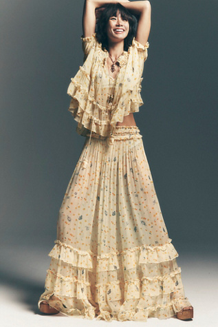 Morning Mist Maxi Set by Free People in Yellow, Size: S