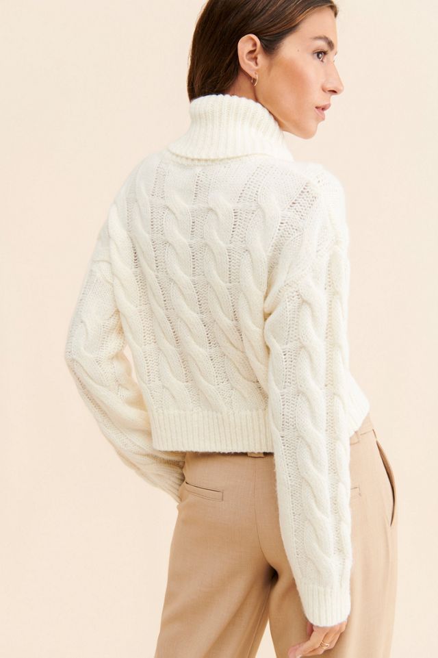 Better Garment Cable Turtleneck Pullover #1
