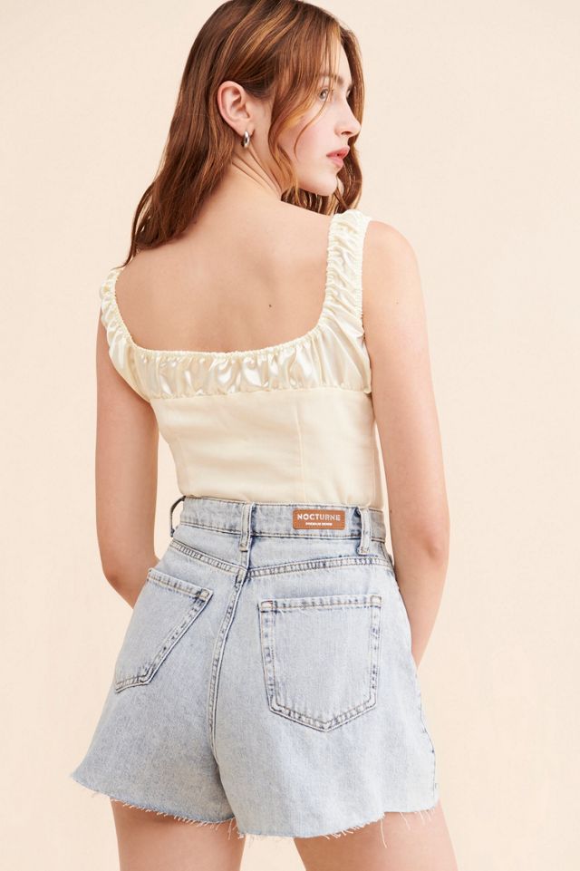 Nocturne Studded Denim Shorts #1