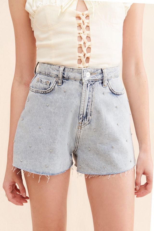 Nocturne Studded Denim Shorts #2