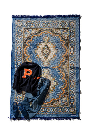 PUEBCO Indian Festival Rug at Free People in Blue