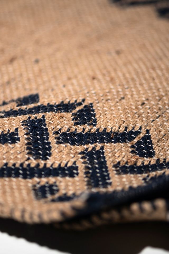 PUEBCO Tile Patterned Jute Mat #2
