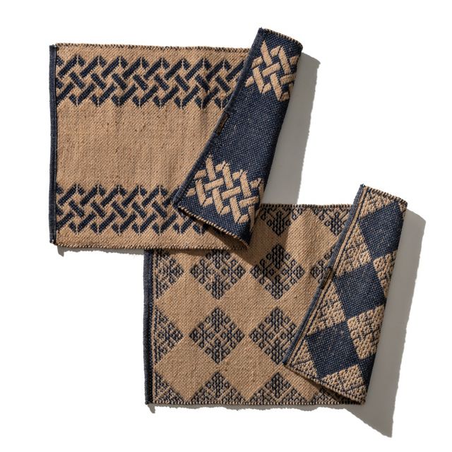 PUEBCO Tile Patterned Jute Mat #3