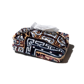 PUEBCO Rug Fabric Tissue Case at Free People in Yellow