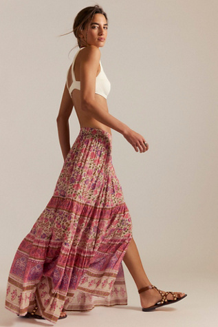Spell Elysian Maxi Skirt at Free People in Pink, Size: M
